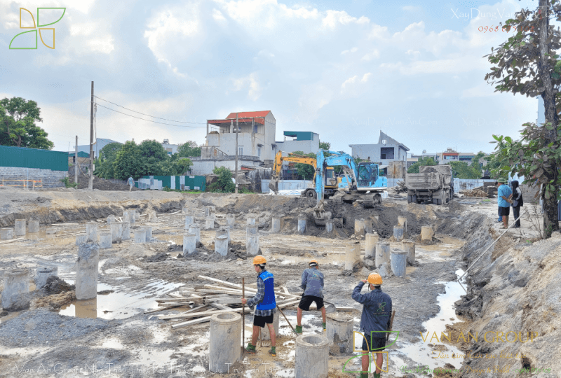 An toàn trong thi công xây dựng nhà ở xã hội 4 An toàn thi công móng, hầm và ép cọc