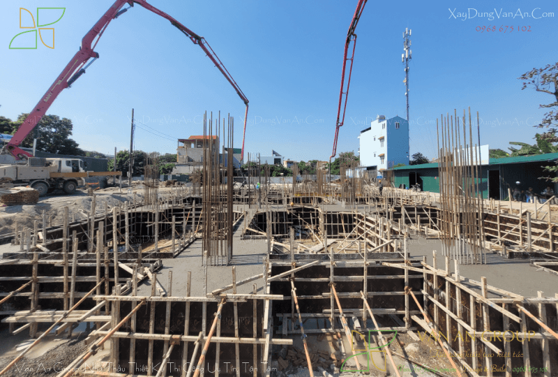 An toàn trong thi công xây dựng nhà ở xã hội 6 An toàn thi công ván khuôn và bê tông