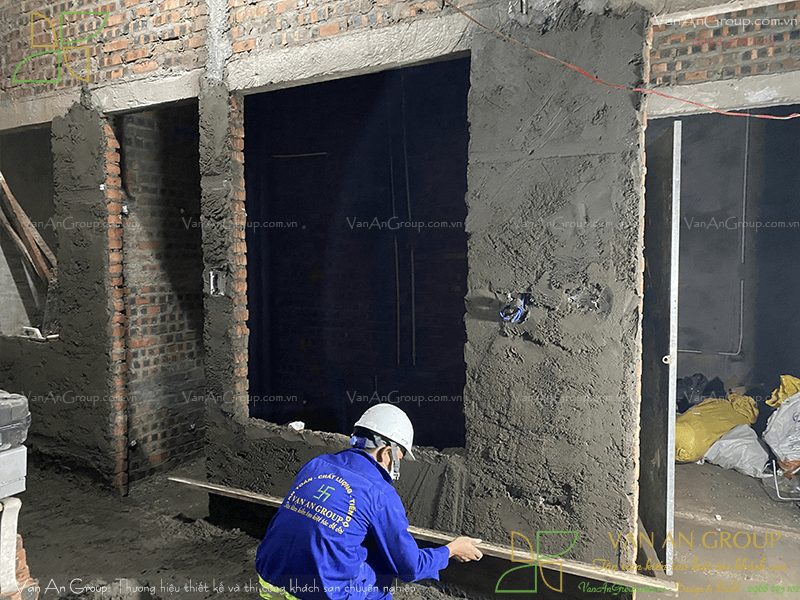 Nhà thầu thi công nhà ở xã hội tại Hải Phòng 15 Trát tường, cán nề và chống thấm các khu vực theo đúng kỹ thuật