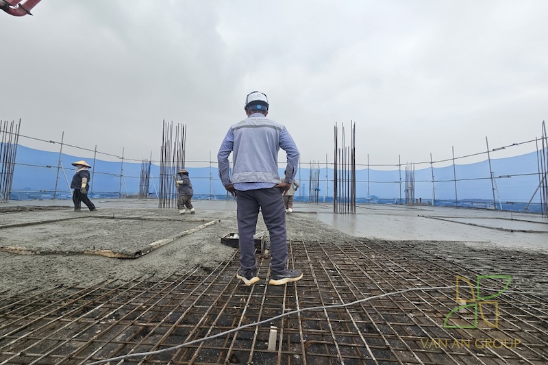Nhà thầu thi công nhà ở xã hội tại Phú Thọ 14 Đổ bê tông dầm sàn